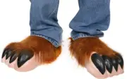 Child's Wolfman Costume Shoe Covers
