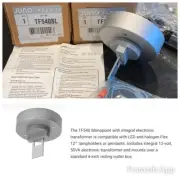 Juno Lighting TF540 SL Flex 12 Monopoint Adapter w/ Transformer - NEW Track Ligh