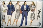 Jacket, Dress, Blouse, Skirt & Pants - Vogue Pattern - Sizes 14-16-18 - UNCUT