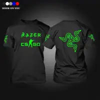 在飛比找蝦皮購物優惠-雷蛇電競上衣 圓領 razer 純綿 反恐菁英