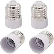 4X E27 to E14 Lamp Socket Adapter LED Lamp Socket Adapter E27-E14