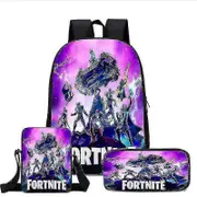 Fortnite Fortnite Backpack Large Capacity Three-piece Set Peripheral Backpack Student School Bag 31 Shoulder bag