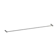 ALDER AVVA Round Single Towel Rail - 800mm - Brushed Nickel