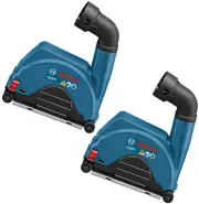 Bosch 1800 2 Pack of OEM Angle Grinder Dust Collection Attachments - GA50DC-2PK