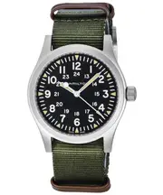 Hamilton Khaki Field Nylon Strap Black Dial Mechanical H69529933 Mens Watch