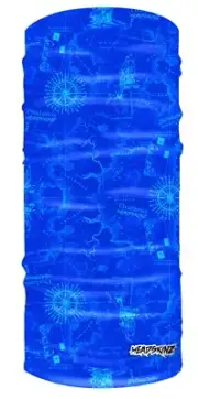 FACE MASK BANDANA - NAUTICAL BLUE - Camping, Outdoors, Fishing, Hunting