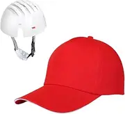 [rockible] Sports Bump Hat Hard Cap with Cap Insert Long Brim for Men Women, Headgear Baseball Bump Hat for Riding Gym Camping Workshop