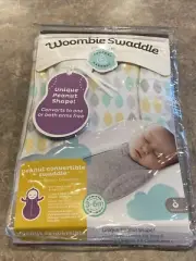 Bright Starts Comfort & Harmony Peanut Convertible Swaddle Woombie 3-6 M NEW