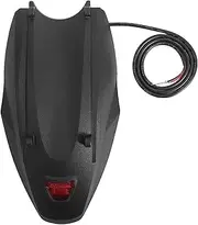 MotiveTech Motorcycle Rear Mudguard Motorcycle Fender with Taillight Spare Parts Portable Anti Mud Splash Guard Rear Wheel Fender