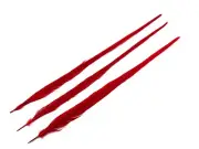 10 Feathers | 18-22" Red Bleached & Dyed Long Ringneck Pheasant Tail Halloween