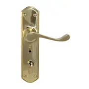 Superior Brass Colonial Design 2 Door Lever Entrance with Privacy