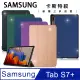 三星 Samsung Galaxy Tab S7+ 12.4吋 卡斯特紋三折皮套 T970 T975 T976