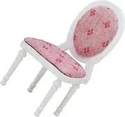 DIY Miniature Furniture 1/12 Scale Doll House Chair Realistic Wooden Bench Model for Decor