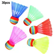30pcs Lightweight Shuttlecocks Ideal for Children's Badminton Practice