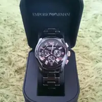 在飛比找蝦皮購物優惠-近全新 EMPORIO ARMANI 手錶 ar1410 m