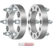 2Pcs 1.25" 32mm thick 6x5.5 Wheel Spacers 12x1.5 Studs 6 Lug For Toyota Isuzu (for: Toyota)