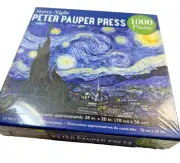 Van Gogh "Starry Night" puzzle Peter Pauper Press 1000 pieces Sealed