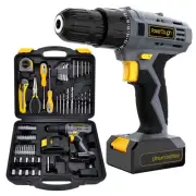 Uniteco 77PCS 18/20V Cordless Drill Screwdriver Tool Set Home Repair Set Comb...