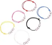 [Parliky] 30pcs Baseball Bracelet Baseball Accessories Bangle Bracelets for Women Bracelet for Women Wave Strand Bracelet Baseball Party Favors Decorations Braided Wire Man To Weave