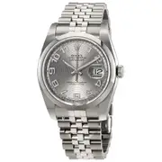 Original Rolex Datejust Rhodium Concentric Dial Men's Watch 116200RCAJ