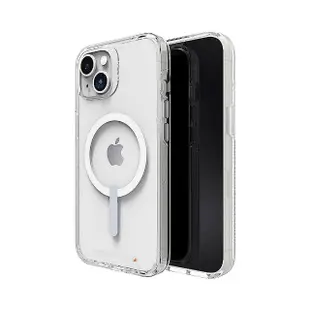 【Gear4】iPhone 14 Plus 6.7吋 D3O Crystal Palace Snap 水晶透明磁吸款-抗菌軍規防摔保護殼