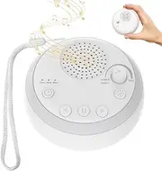 Portable White Noise Machine, 900mAh 16 Sounds White Noise Sound Machine, Sleep Sound Machines with LED Night Light, Sleep Aid Machine, Sound Therapy for Adults, Children & Babies