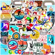 50pcs Sport 3 olympic Waterproof Skate Phone xBox PS5 Vinyl Stickers