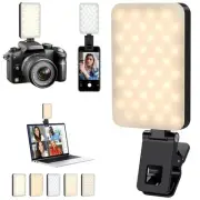 Selfie Light for iPhone,Portable Phone Clip on Light,Rechargeable LED Ring Li...