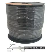 RG58 Coaxial Antenna Communication Extension Coax Cable,RG58CU 50ohm 100m Roll