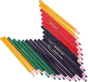 BCOATH 20pcs Portable Wax Pencils All-Marking Crayon Pencil Set Art Drawing Pens