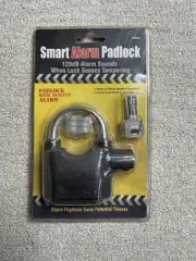 SMART ALARM PADLOCK Security Alarm Padlock 120db RP6563 ROAD PRO