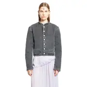 [ANN DEMEULEMEESTER] Lavina Blouson in Vintage Cotton Canvas Black