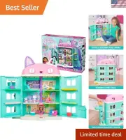 Gabby’s Dollhouse, Purrfect Dollhouse with 15 Pieces including Toy Figures, F...
