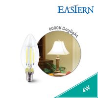 Eastern 4W 6000K 日光節能 LED 蠟燭燈泡,枝形吊燈蠟燭燈泡,Mentol Lampu,C3W E14