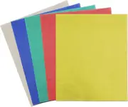 Juvale Carbon Paper for Tracing on Fabric, Wood, and Canvas (5 Colors, 9 X 11 In