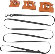Totority 1 Set Adjustable Bearded Dragon Harness and Leash Set Soft Lizard Walking Vest with Traction Rope for Reptiles and Small Pets Outdoor Safety