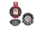 Set of 4 Non-Stick Fluted Pie Dish Daily Bake 12.5x3cm Kitchen Pie oven Pan
