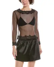 Natori Mesh Top