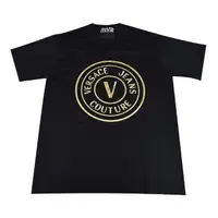 在飛比找momo購物網優惠-【VERSACE 凡賽斯】JEANS COUTURE大V標誌