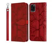 For Samsung Galaxy A31 Cover with Kickstand - Red