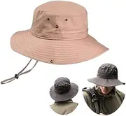 [HYCOPROT] Sun Hat Outdoor UV Protection Wide Brim Fishing Hiking Boating Cap…