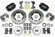 Wilwood Forged Dynalite Dust-Boot Front Brake Kit - 4-Piston 11" Suit Pro Spindle, Std. Height & 2" Drop WB140-13345-D