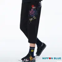 在飛比找Yahoo奇摩購物中心優惠-日本藍 BLUE WAY – 網路獨家-白虎撲蝶針織七分褲