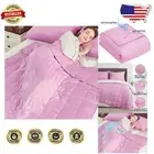 Soft and Cozy 12lb Weighted Blanket - Perfect for Napping, Reading, & More