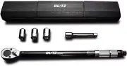 Blitz Torque Wrench Black 1/2 13968 w/Case Manual Compact Car Tool Set Portable