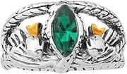 [FAADBUK] The Lord of The Rings Jewelry The Lord of The Rings Aragon's Green Stone Rings 8 to 11 Aragon Snake Gothic Rings