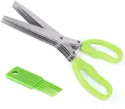 Multipurpose Kitchen Scissors Herb Scissors with 5 Cutter Kitchen Gadgets