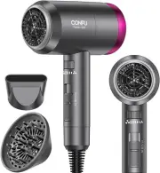 Advanced 1600W Ionic Blow Dryer with Diffuser for Fast, Professional Results