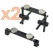2x No Drill RC Car BodyShell Post Mount For 1/10 Tamiya Road Drift Magnetic Blak