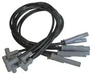 MSD Ignition 35383 8.5mm Blk Spark Plug Wires Ford 351C/FE/429/460 w/ HEI Cap